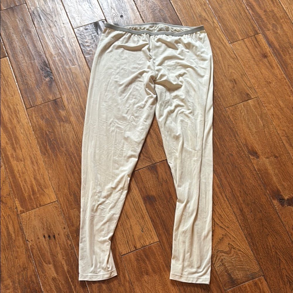 Joe Fresh base layer Cream Leggings